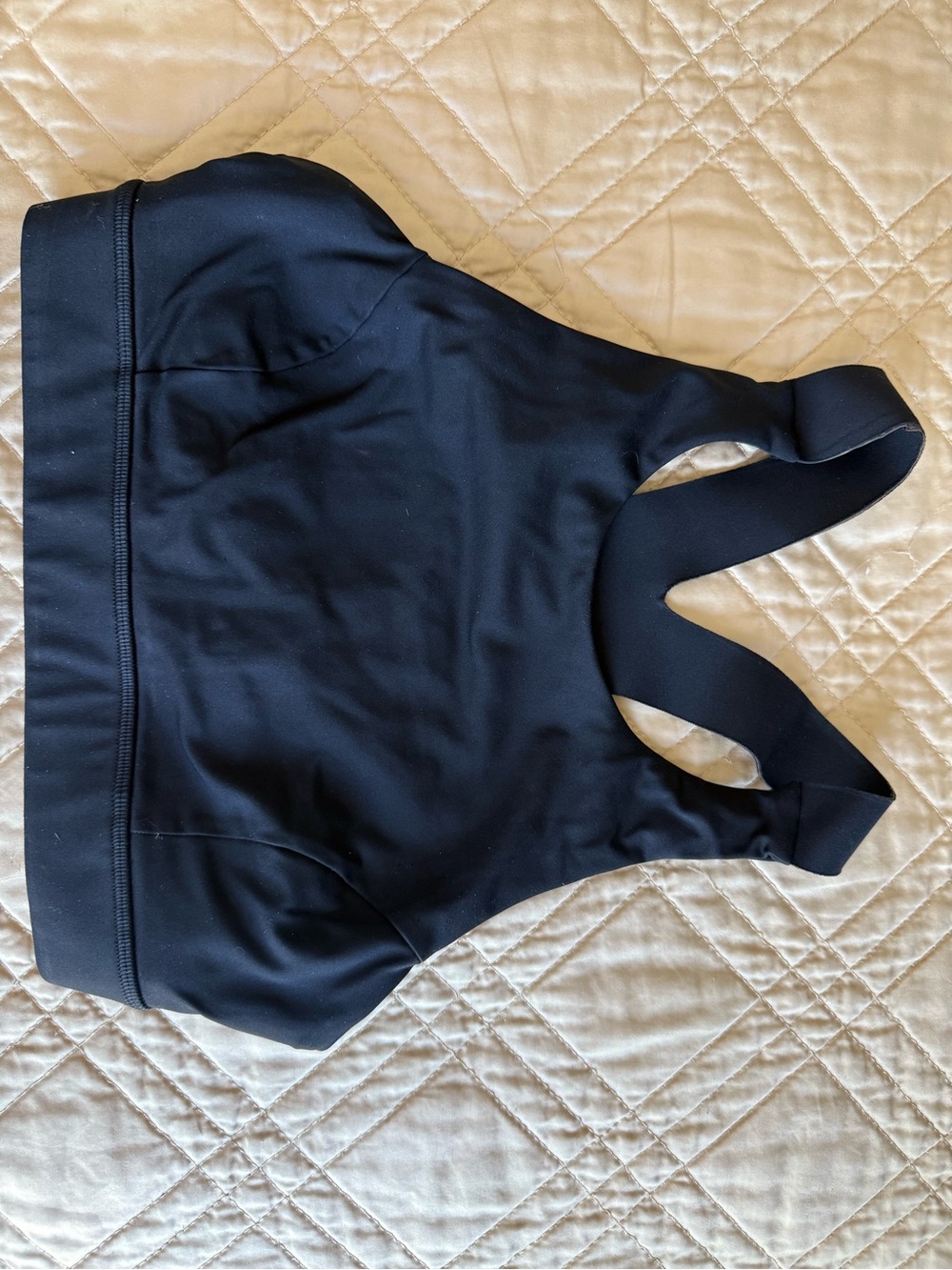 lululemon athletica Black Athletic Tank with Interior Size Dot
